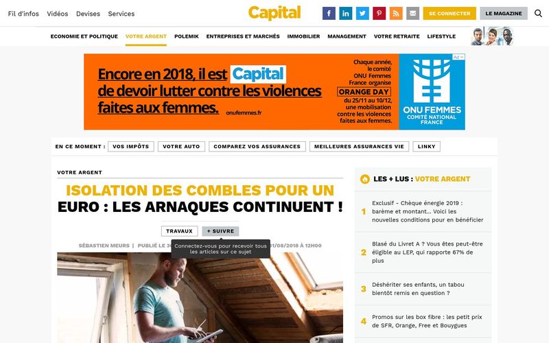 Isolation des combles pour un euro : les arnaques continuent !